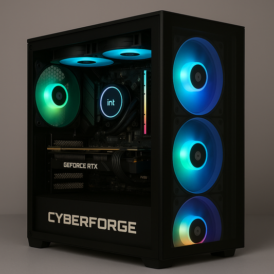 🖥️ CyberForge Vanguard- Gaming en 1080p ULTRA (100+ FPS eSport, 60+ FPS AAA)